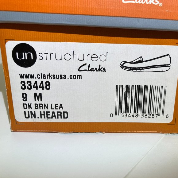 Clarks Unstructured, 9M, Un.Heard, Dark Brown - Picture 3 of 3
